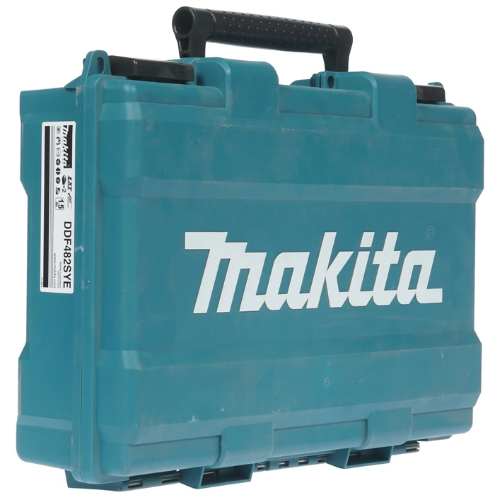 Аккумуляторная дрель-шуруповерт Makita DDF482SYE, 18 В, 62 Нм, 1.5 А·ч  №5