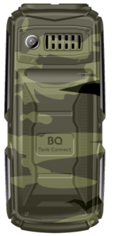 Мобильный телефон BQ 2430L Tank Connect, 32 Мб, Камуфляж/Черный, Mini-SIM + nano-SIM детальное изображение - 4