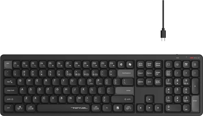 Клавиатура A4Tech Fstyler FBX55C, Черный №5
