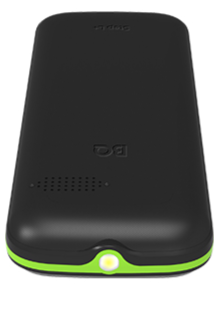 Мобильный телефон BQ 2440 Step L+, 32 Мб, Черный/Зеленый, Dual mini-SIM детальное изображение - 3