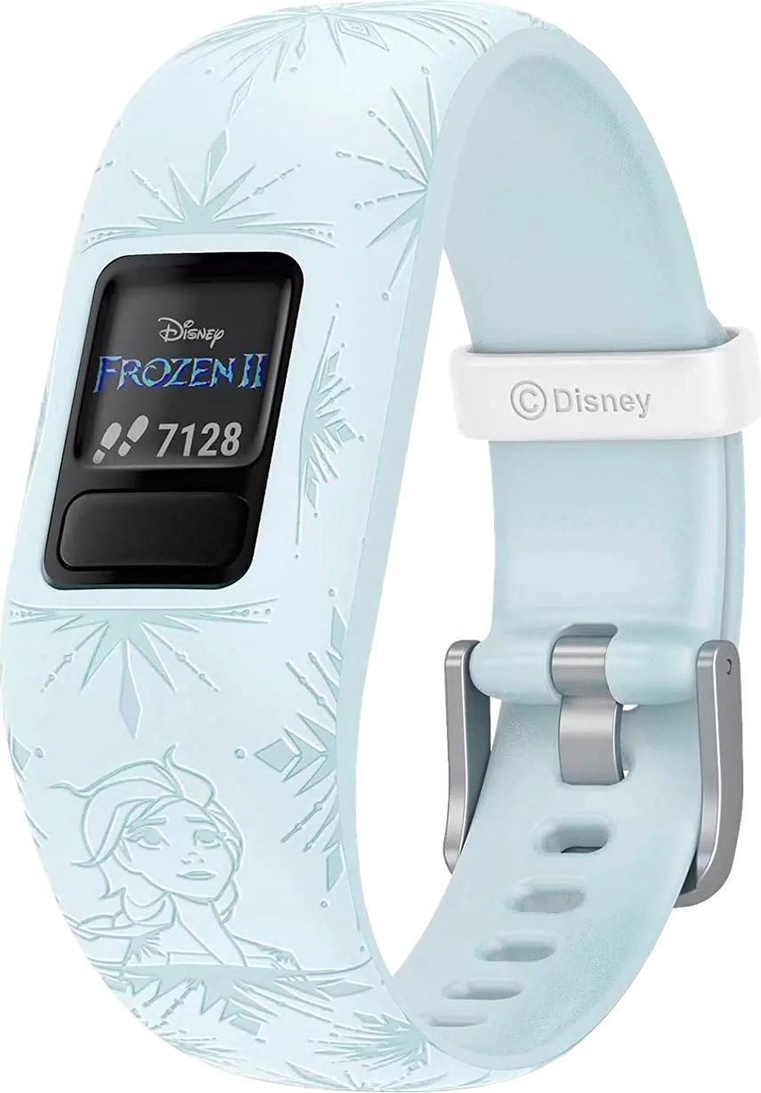 Фитнес-браслет детский Garmin Vivofit Jr 2, Disney Frozen 2 Band, 11 мм, Голубой детальное изображение - 1