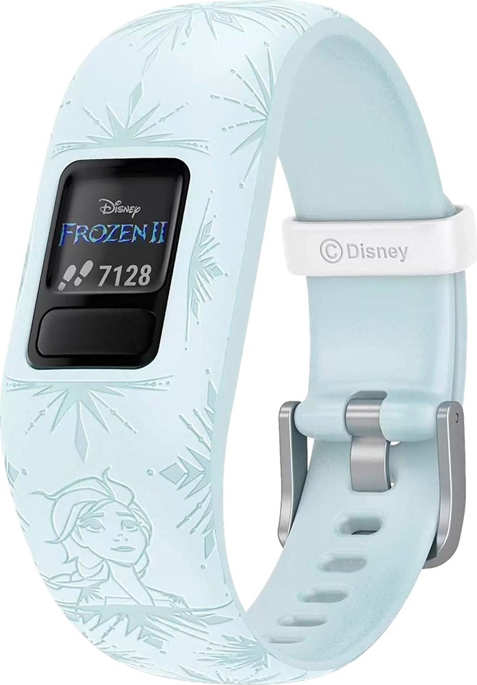 Фитнес-браслет детский Garmin Vivofit Jr 2, Disney Frozen 2 Band, 11 мм, Голубой №1