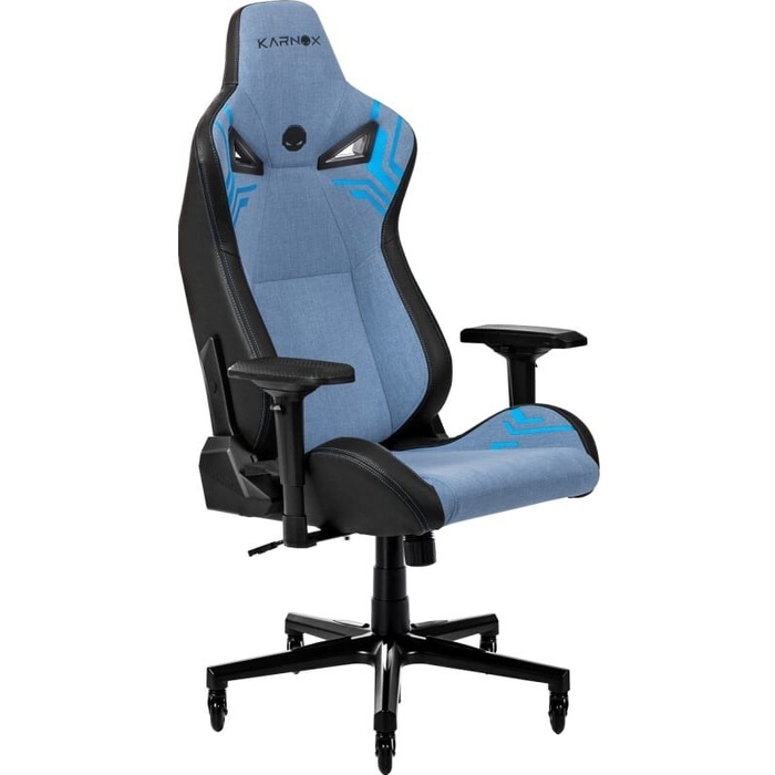Игровое кресло KARNOX LEGEND TR FABRIC, Голубой/Черный №3
