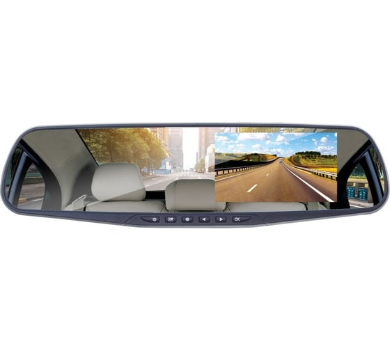 Видеорегистратор DIGMA FreeDrive 303 MIRROR DUAL, 2-х канальный, 1920x1080 Full HD dpi, MicroSD, 32 ГБ, Черный детальное изображение - 1