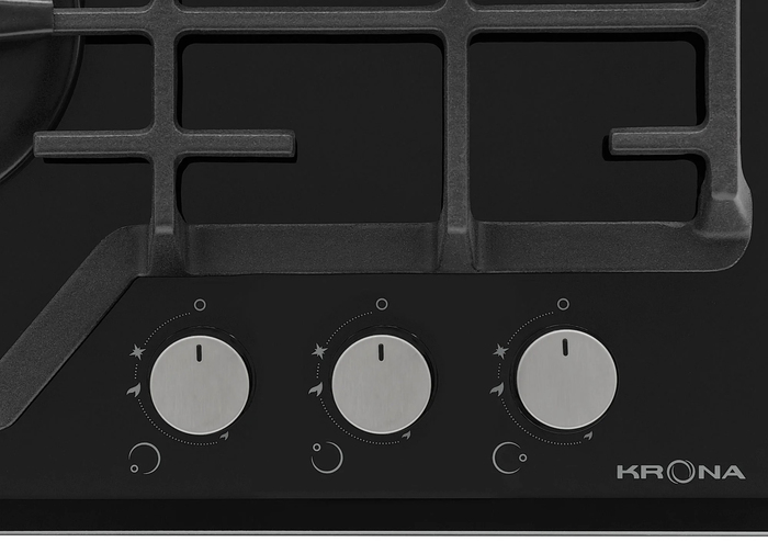 Варочная поверхность Krona CORNIOLA 45 BL, Черный №3