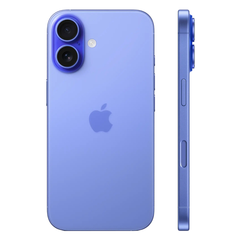 Смартфон Apple iPhone 16 512 Гб, Ультрамарин, nano SIM + eSIM детальное изображение - 2