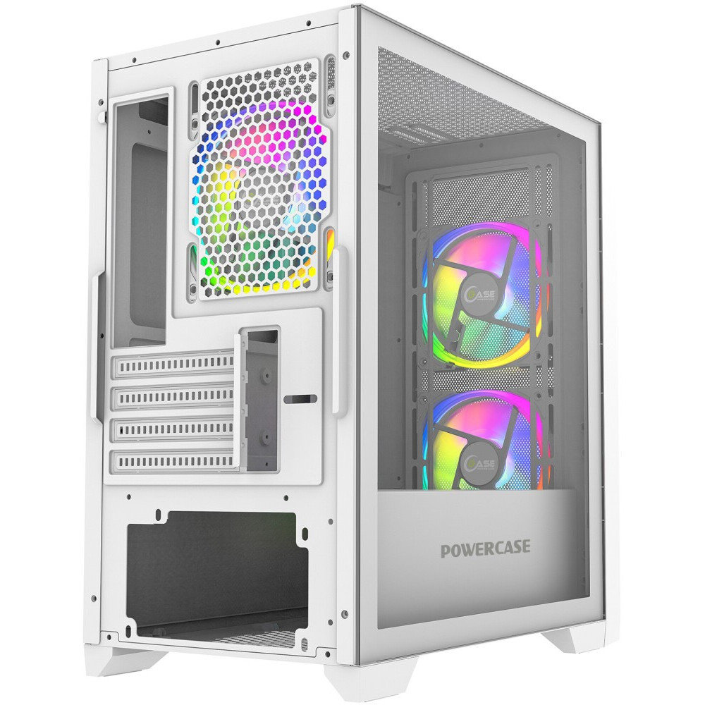 Корпус Powercase Alisio Micro Z3W ARGB, Белый детальное изображение - 6