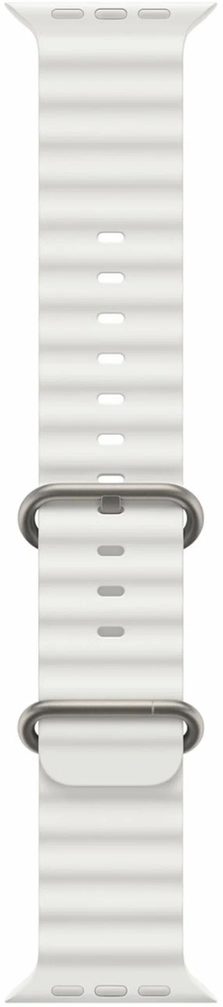 Ремешок Apple Ocean Band для Apple Watch Ultra 42-44-45-49mm, White детальное изображение - 2