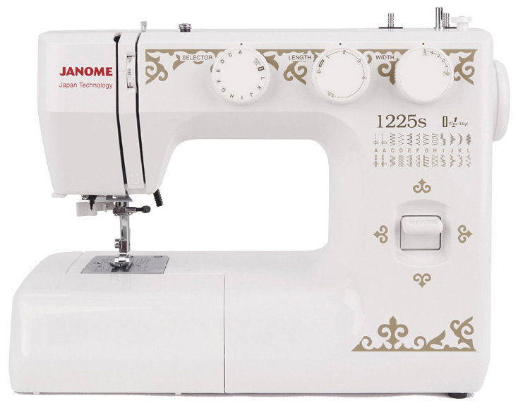 Швейная машина Janome 1225 s, Белый детальное изображение - 1