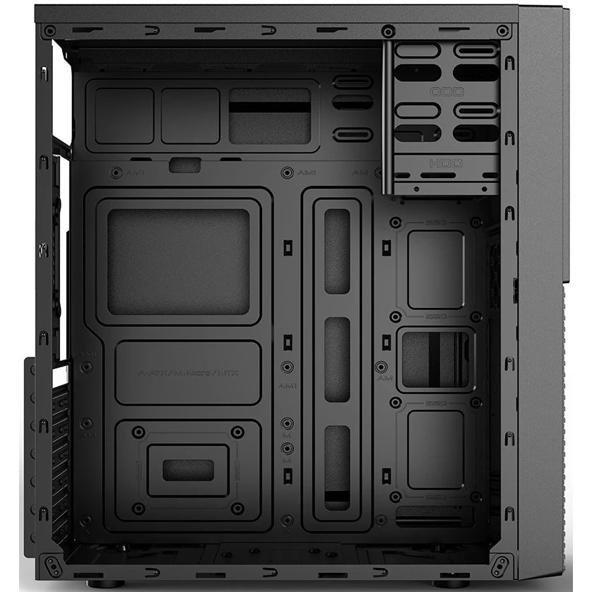 Корпус CBR PCC-ATX-E188-USB31-USB22-WPSU, Черный детальное изображение - 5