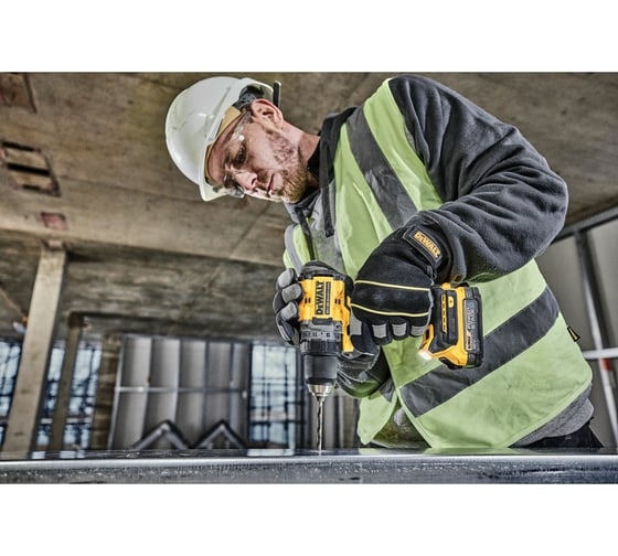 Аккумуляторная дрель-шуруповерт DeWALT DCD800E2T-QW, 18 В, 90 Нм, 1.7 А·ч детальное изображение - 3