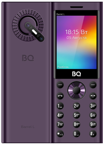 Мобильный телефон BQ 2458 Barrel L, 32 Мб, Зеленый/Черный, Mini-SIM детальное изображение - 4