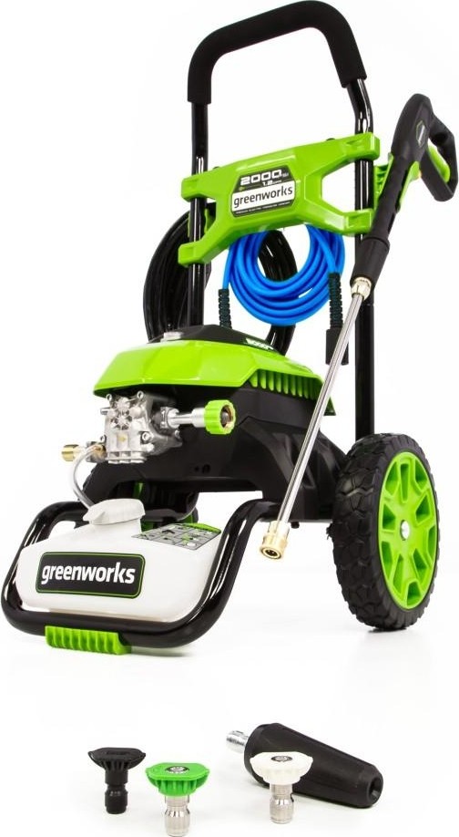 Автомойка GREENWORKS GHP2000, 1.8 кВт, 140 бар, Зеленый детальное изображение - 4