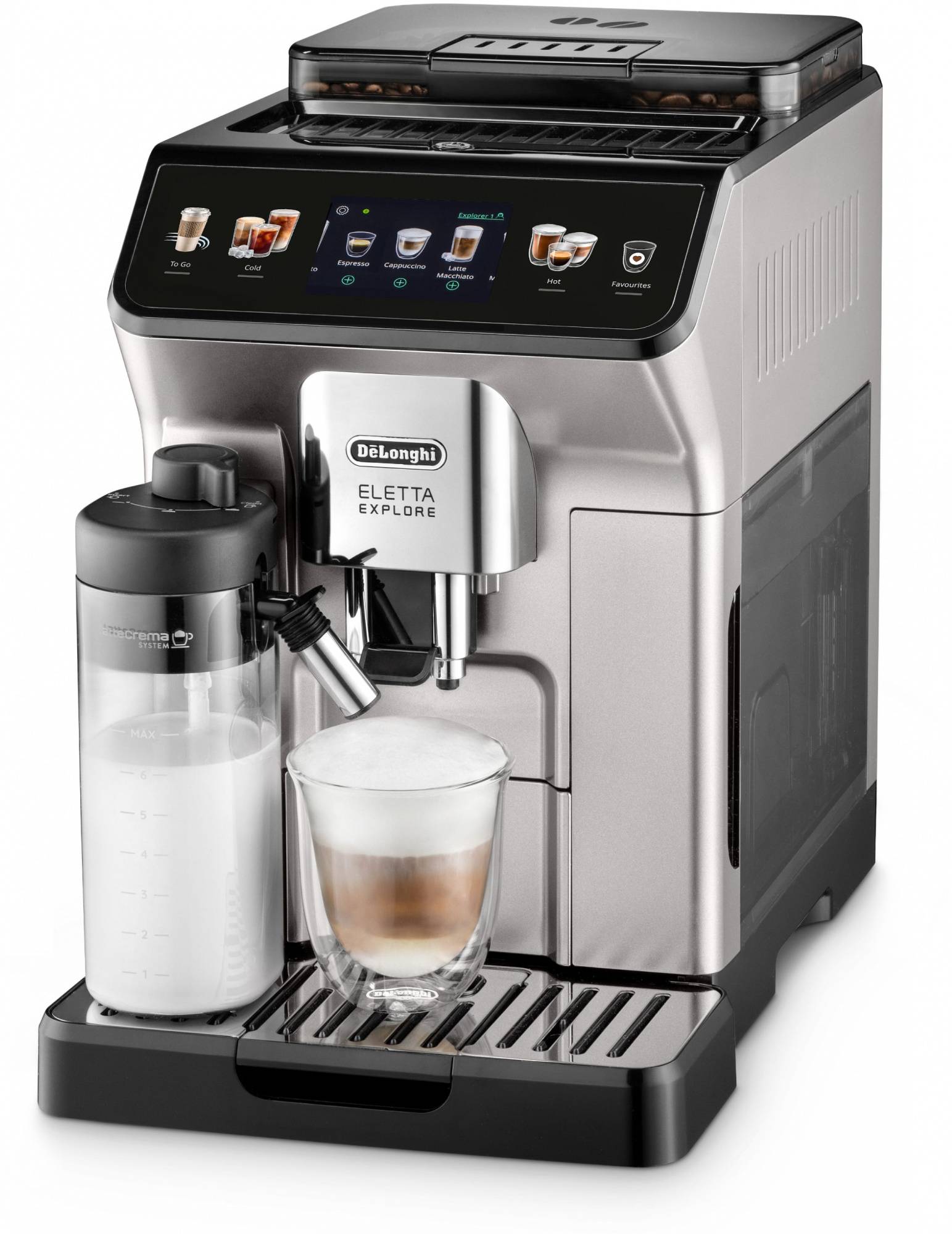 Кофемашина Delonghi Eletta Explore ECAM450.55.S, Серебряный детальное изображение - 2