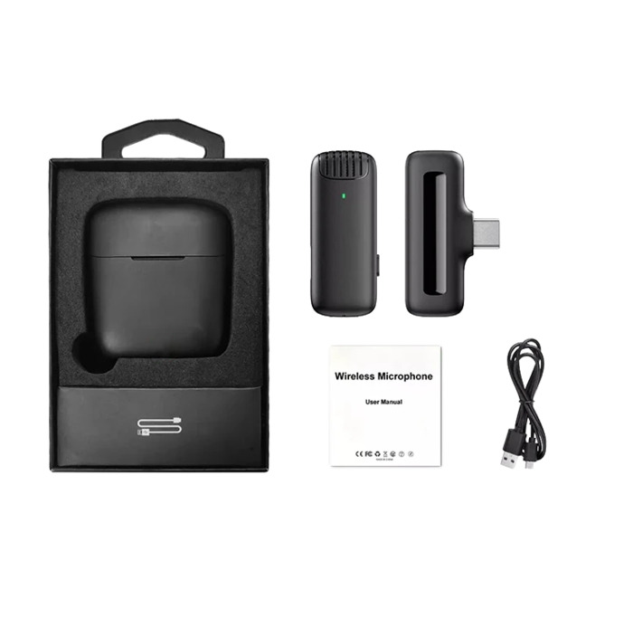 Радиосистема Apexel J12 (RX + TX), Черный №2
