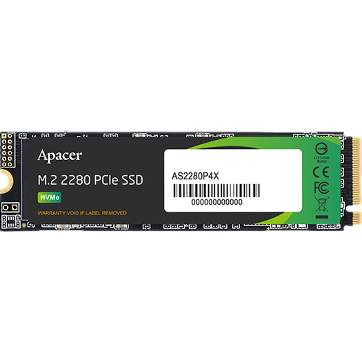 Накопитель SSD Apacer AS2280P4X AP512GAS2280P4X OEM, 512 Гб детальное изображение - 1