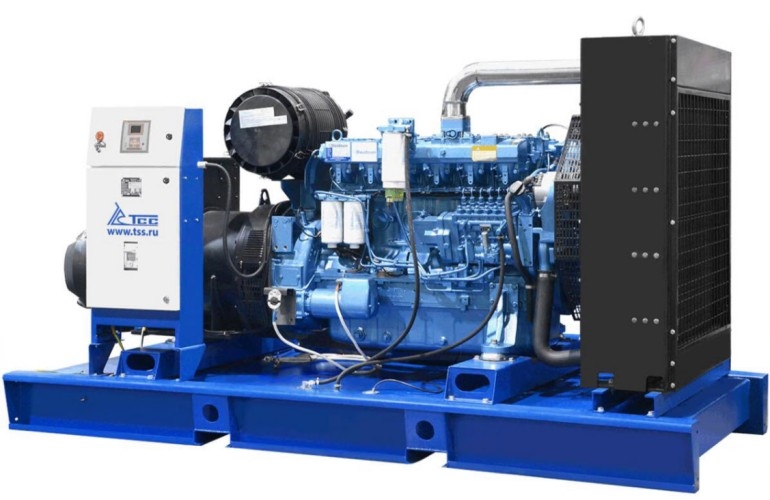 Генератор дизельный ТСС АД-200C-T400-1PM9 (TBD 280 TS) 016980, открытый, 200 кВт, Синий детальное изображение - 1