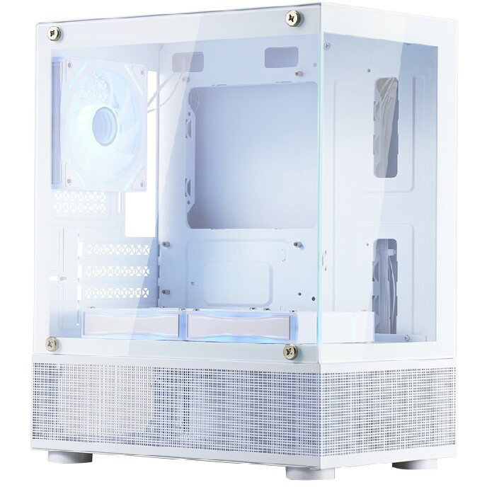 Корпус 1STPLAYER MIKU Mi2-A ARGB (Mi2-A-WH-2FC7R-W-1FC7-W), Белый детальное изображение - 2