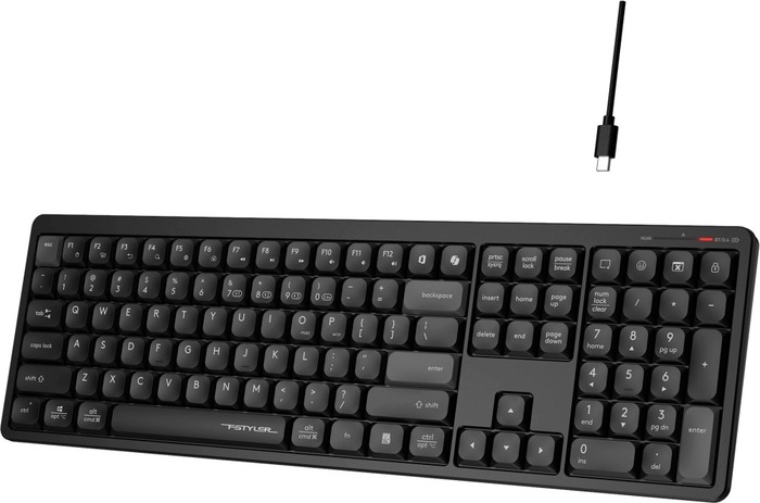 Клавиатура A4Tech Fstyler FBX55C, Черный №7