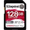 Карта памяти Kingston Canvas React Plus SD (SDR2/128GB), 128 Гб вариант - 1
