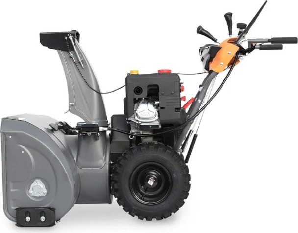 Снегоуборщик бензиновый VILLARTEC WB1387E, 13 л.с., 9500 Вт, Серый/Оранжевый детальное изображение - 3