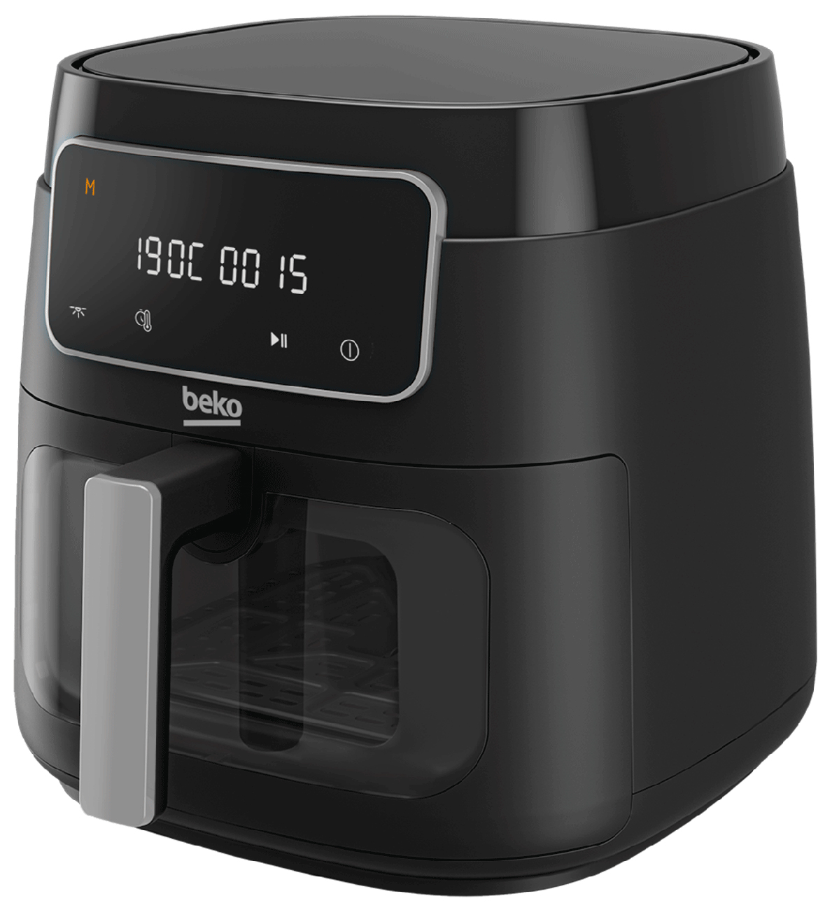 Аэрогриль Beko FRL 3374 B, 7,6 л, 1750 Вт, Черный детальное изображение - 1