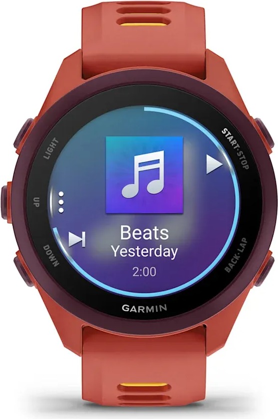 Смарт-часы Garmin Forerunner 170 Music, 43 мм, Красный детальное изображение - 3