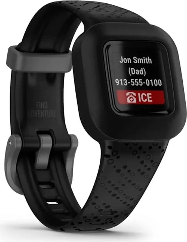 Фитнес-браслет детский Garmin Vivofit JR 3, 14 мм, Черный детальное изображение - 2