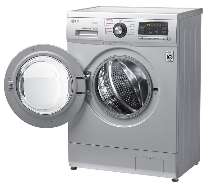 Стиральная машина LG F1296HDS4, Серебристый №5