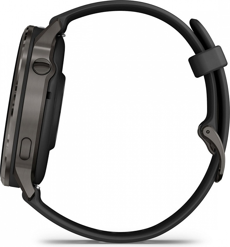 Смарт-часы Garmin Venu 4 45 мм, Темно-серый с черным ремешком детальное изображение - 7