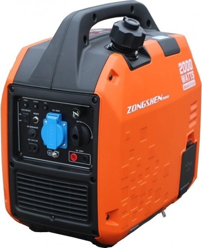 Генератор бензиновый ZONGSHEN BQH 2000 1T90DFQ20, 1.7 кВт, Оранжевый детальное изображение - 2
