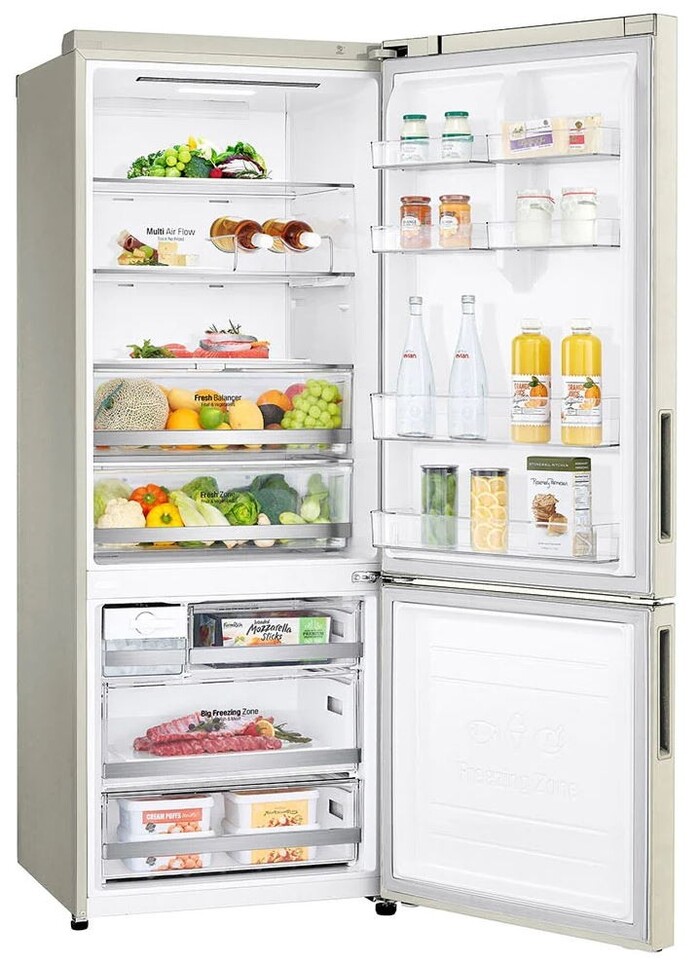 Холодильник LG GC-B569PECM, Бежевый №4