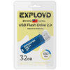 USB Flash накопитель Exployd 650 32 ГБ, синий вариант - 1