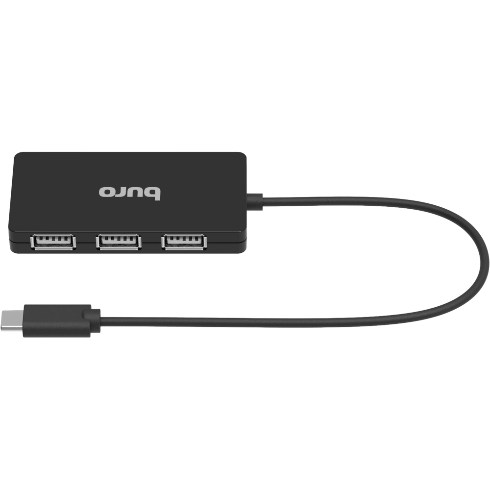 USB-концентратор Buro BU-USBC-HUB-4U21, Черный детальное изображение - 3