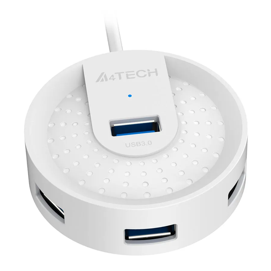 USB-концентратор A4Tech HUB-30, Белый детальное изображение - 3