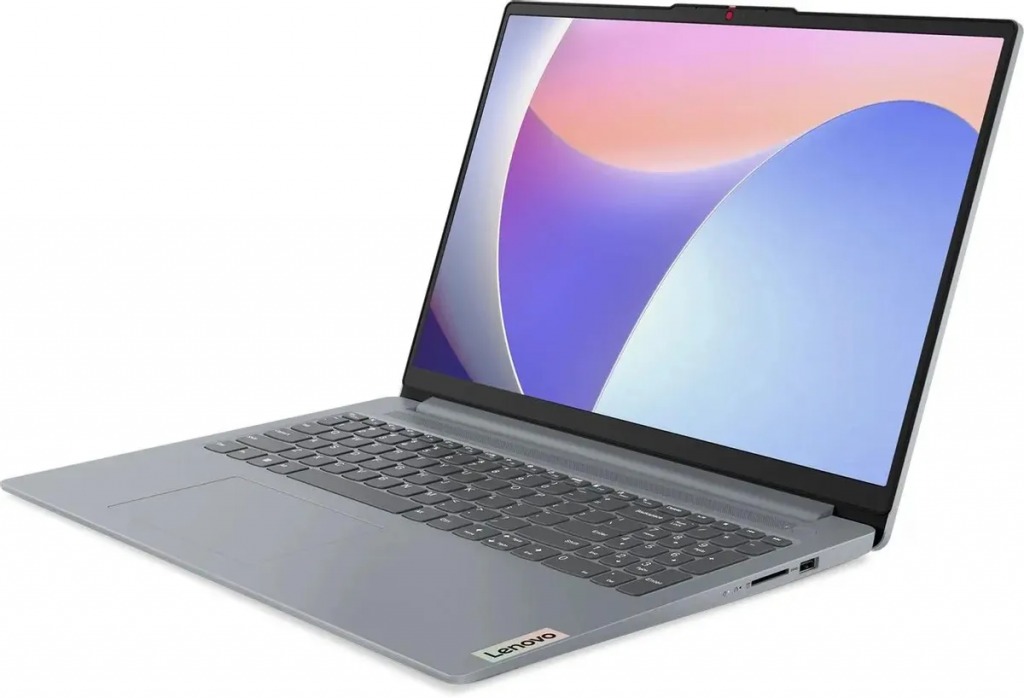 Ноутбук Lenovo IdeaPad Slim 3 15AMN8, AMD Ryzen 5 7520U, RAM 16 ГБ, Серебряный, SSD 512 ГБ, AMD Radeon 610M, без ОС детальное изображение - 3