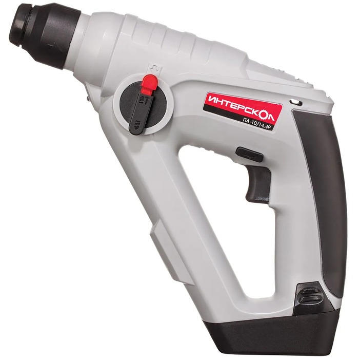 Аккумуляторный перфоратор Интерскол ПА-10/14,4Р, 2 аккумулятора, 0,9 Дж, 0-5500 уд/мин №1