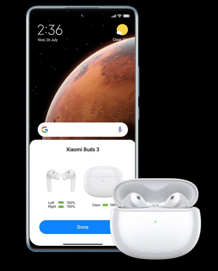 Беспроводные наушники Xiaomi Buds 3, Белый №4