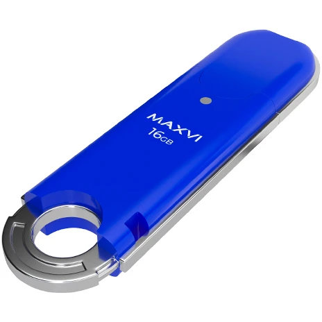 USB Flash накопитель MAXVI P2 16 ГБ, синий детальное изображение - 1