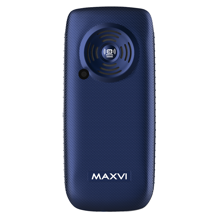 Мобильный телефон MAXVI B32, 32 Мб, Синий, Dual micro-SIM детальное изображение - 4