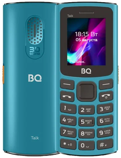 Мобильный телефон BQ 1862 Talk, 64 Мб, Черный, Mini SIM + Nano SIM детальное изображение - 1