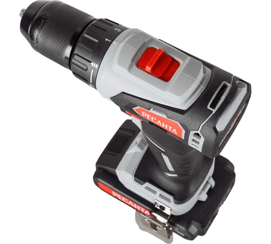 Аккумуляторная дрель-шуруповерт Ресанта ДА-20-2ЛК-Б 75/14/10, 20 В, 55 Нм, 2 А·ч детальное изображение - 4