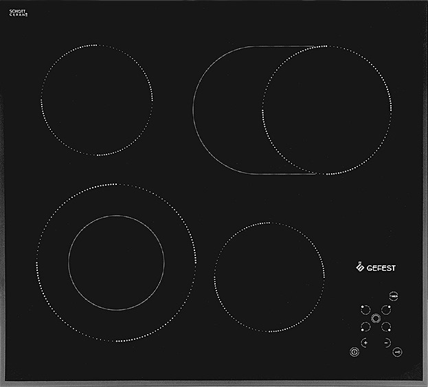Электрическая варочная панель Gefest CH 4231, Черный детальное изображение - 1