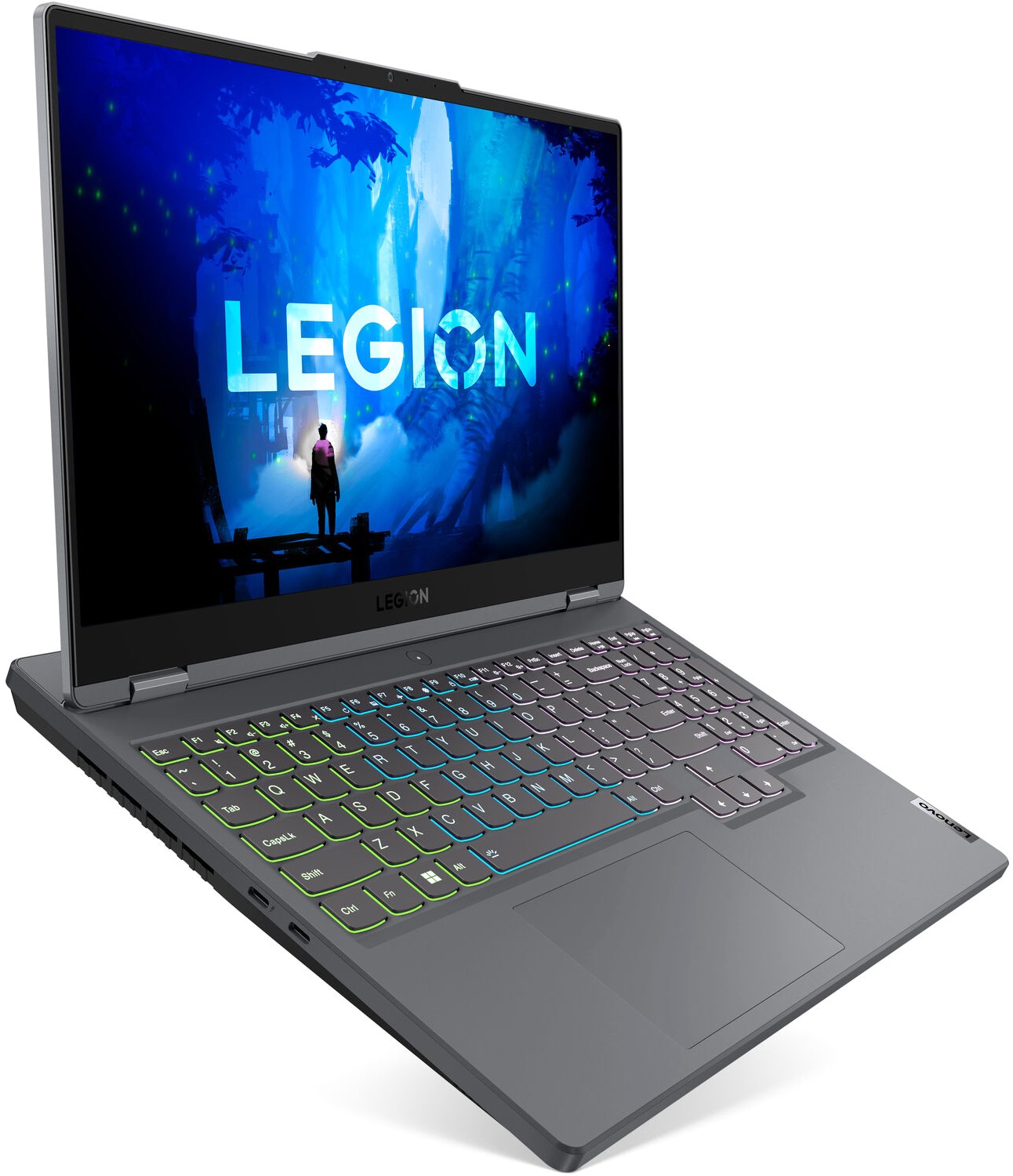 Ноутбук Lenovo Legion 5 15IAH7H, 82RB00S1UK, RAM 16 ГБ, SSD 512 ГБ, Серый детальное изображение - 3