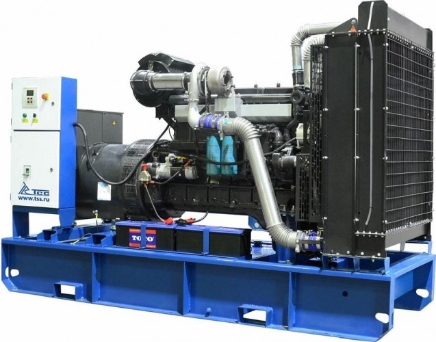 Генератор дизельный ТСС АД-300С-Т400-1РМ16 (TTD 420TS) 028263, открытый, 300 кВт, Синий детальное изображение - 1
