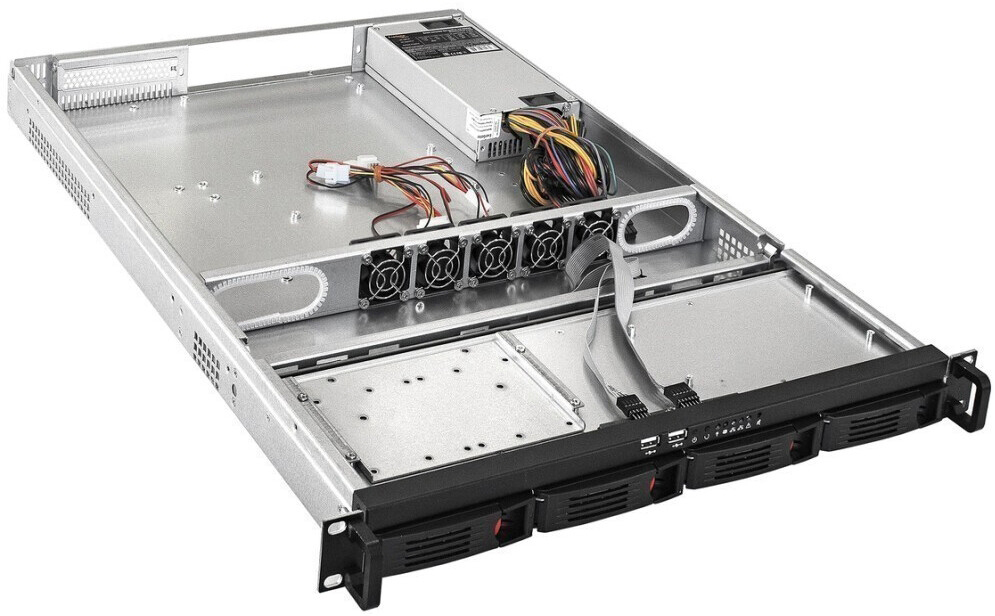 Серверный корпус ExeGate Pro 1U660-HS04/700ADS, 700 Вт, Черный детальное изображение - 2