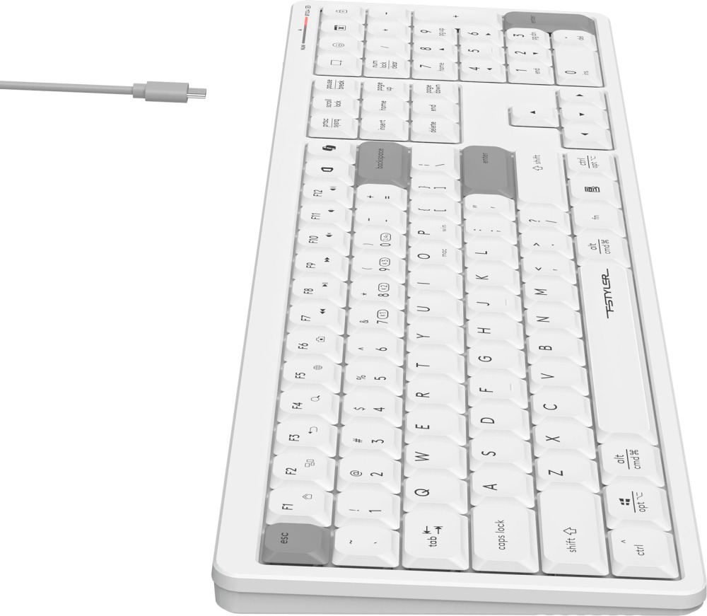 Клавиатура A4Tech Fstyler FBX55C, Белый детальное изображение - 12