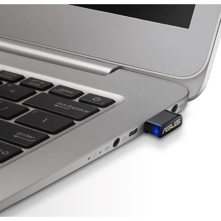 Wi-Fi адаптер ASUS USB-AC53 Nano, Wi-Fi 5, Черный детальное изображение - 2