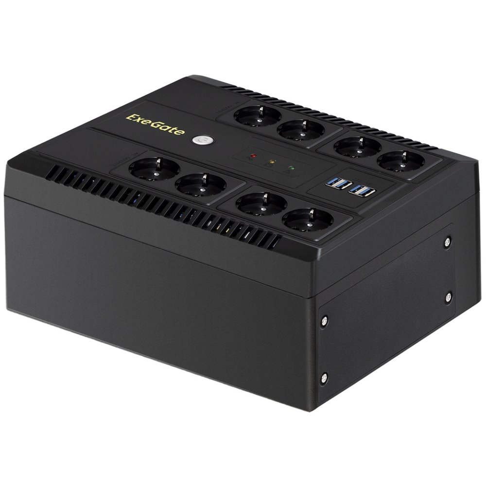 ИБП ExeGate NEO NNB-650.LED.AVR.8SH.CH детальное изображение - 1