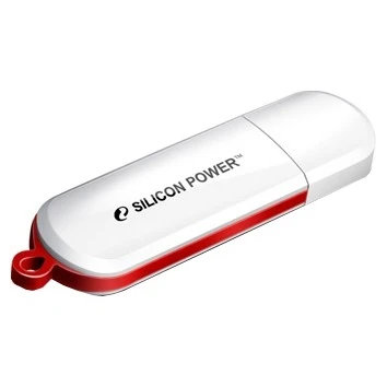 USB Flash накопитель Silicon Power LuxMini 320 (SP032 ГБUF2320V1W) 32 ГБ, белый детальное изображение - 1